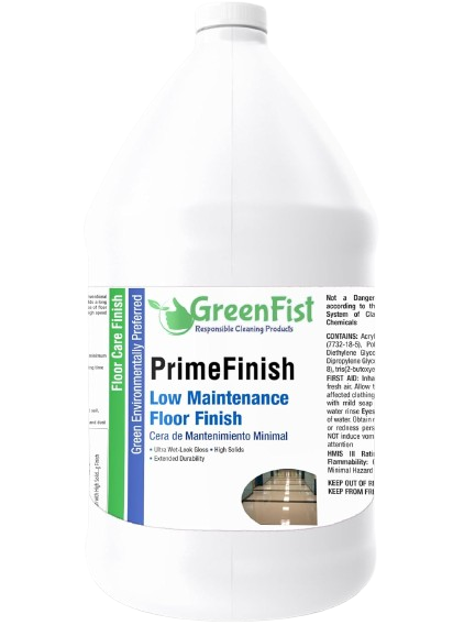 PrimeFinish Floor Polish with High Solids Formula